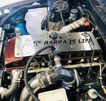 Load image into Gallery viewer, Ford Barra FG Coil Cover Stainless or Cold Rolled Steel 'Barra Is Life'