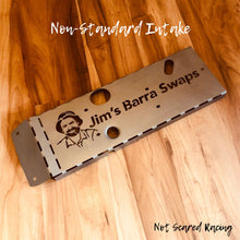 Load image into Gallery viewer, Ford Barra BA/BF Coil Cover Stainless or Cold Rolled Steel 'Jim's Barra Swaps'
