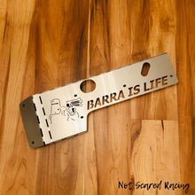 Load image into Gallery viewer, Ford Barra BA/BF Coil Cover Stainless or Cold Rolled Steel 'Barra Is Life'