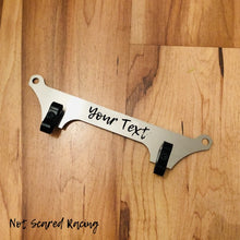 Load image into Gallery viewer, Ford Barra Oil Feed Line Bracket Stainless Steel 'Custom Design'
