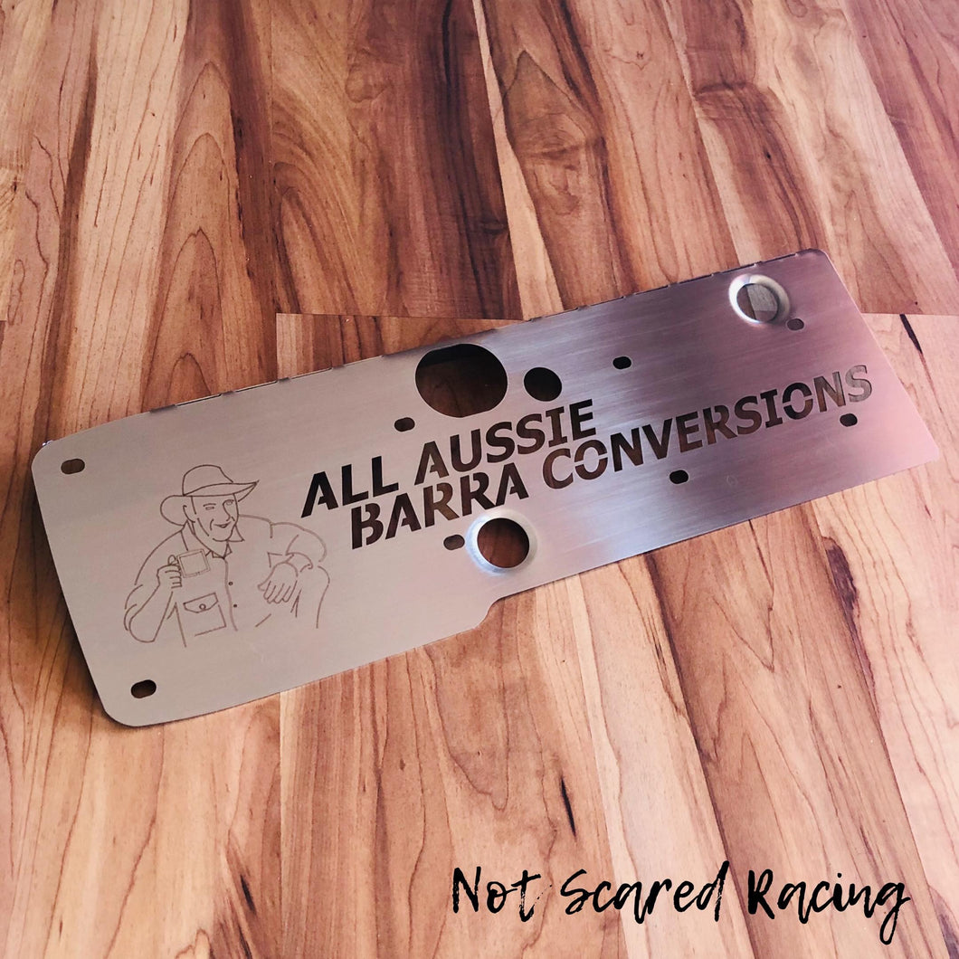 Ford Barra FG Stainless Steel Coil Cover 'All Aussie Barra Conversions'