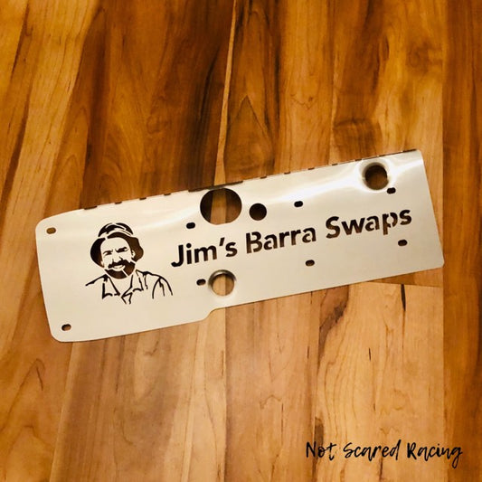 Ford Barra FG Coil Cover Stainless or Cold Rolled Steel 'Jim's Barra Swaps'