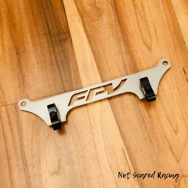 Ford Barra Oil Feed Line Bracket Stainless Steel 'FPV'