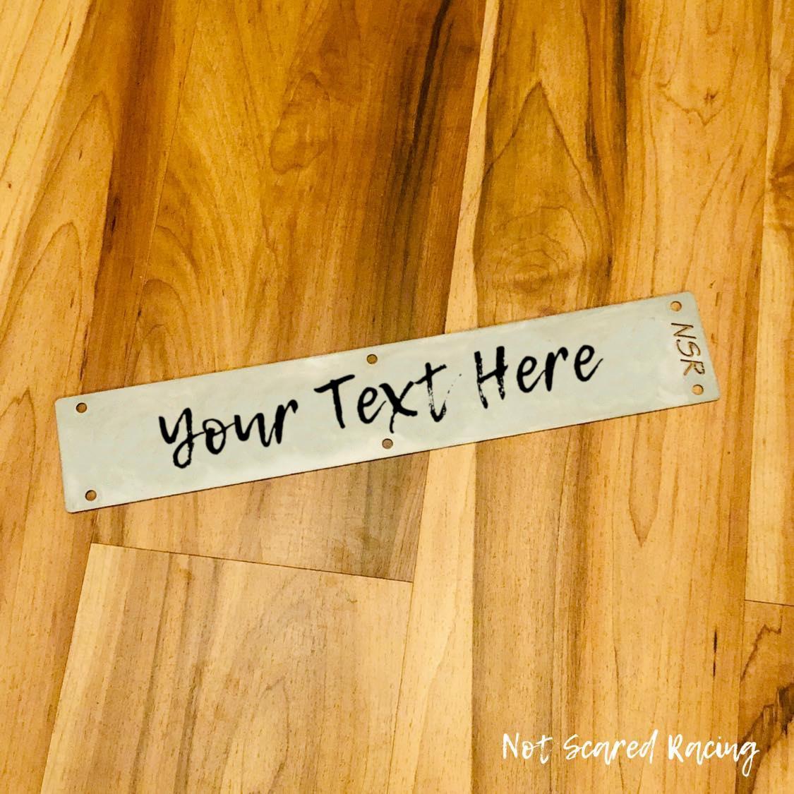 Nissan SR20 (Non-VCT) Coil Cover Stainless Steel or Cold Rolled Steel 'Custom Design'